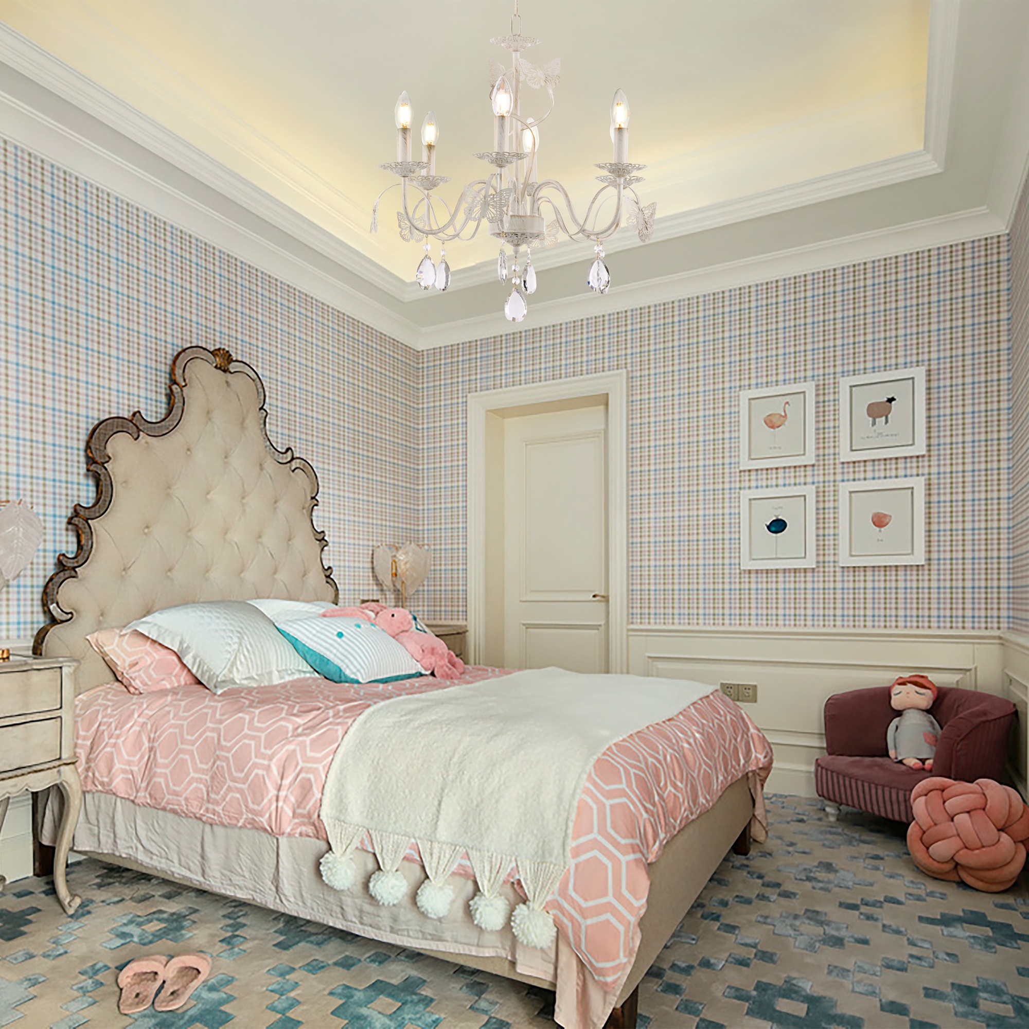 Люстра 346179/6 WT+SL Arte Milano