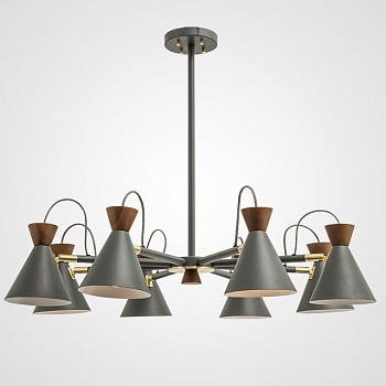 Люстра на штанге SINDRE D91 Grey by ImperiumLoft