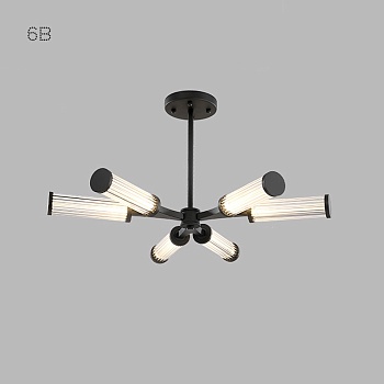 Подвесная люстра RAMOSE В6 Золото by ImperiumLoft