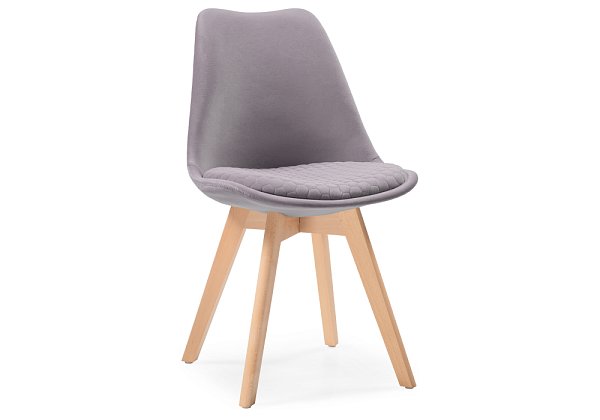 Стул деревянный Woodville Bonuss light gray / wood 15283