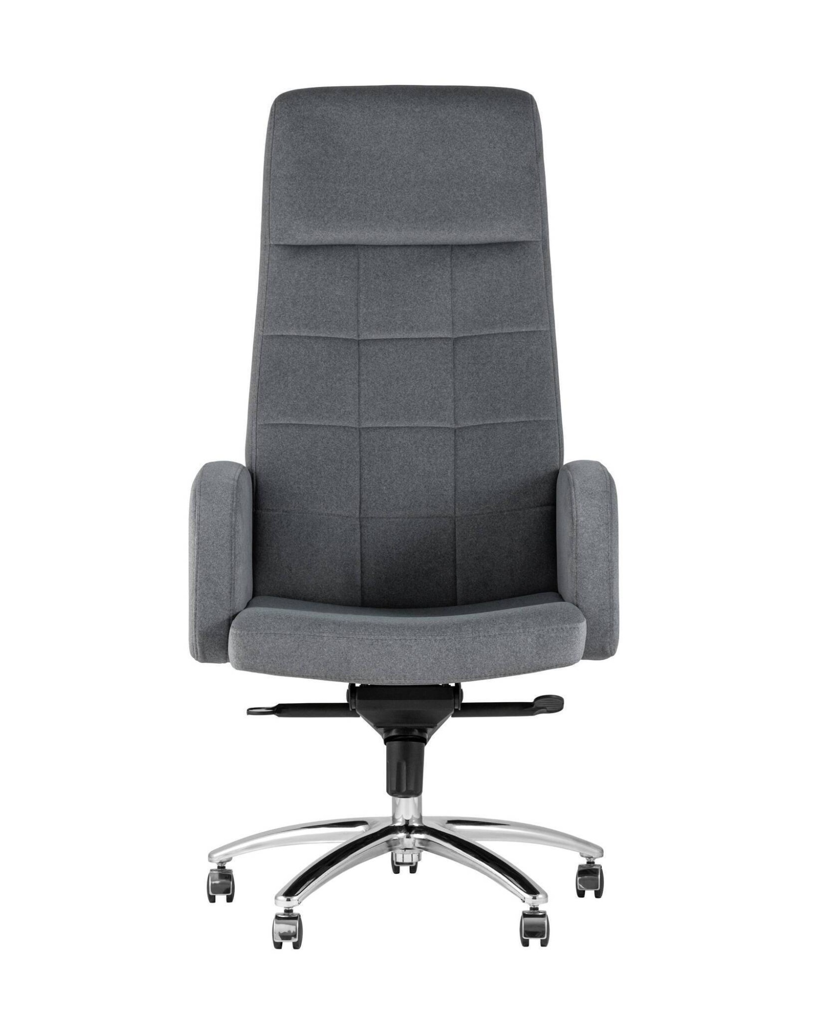 Кресло руководителя Лестер микровелюр темно-серый Stool Group