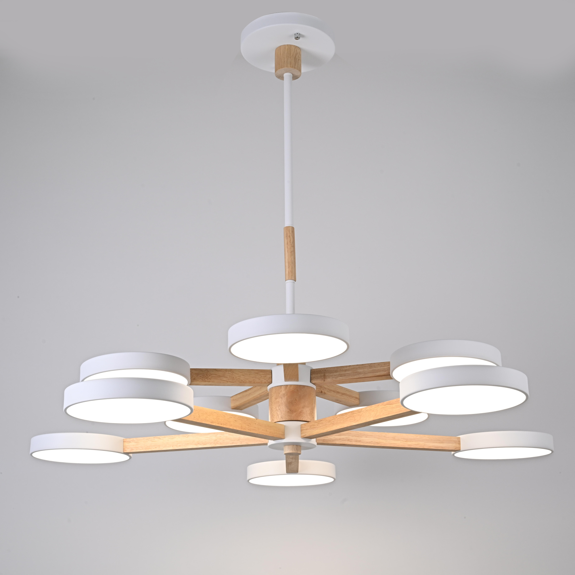 Подвесная люстра TURNA DBL L10 White by ImperiumLoft