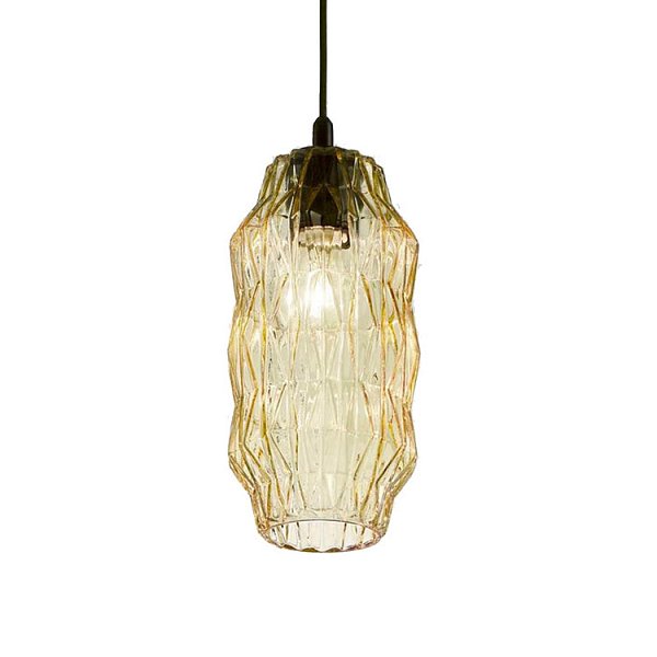 Подвесной светильник Selene Illuminazione Origami amber 2781-024