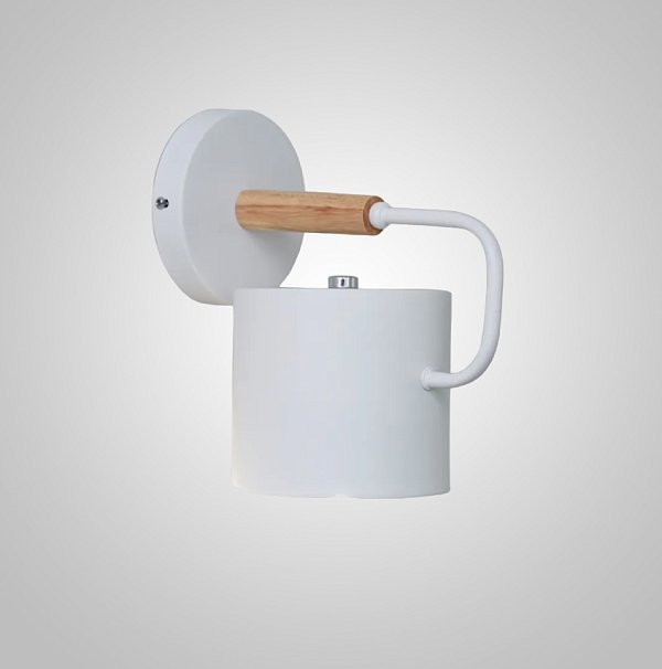 Бра BEND WALL Wood White by ImperiumLoft
