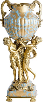 Ваза с девушками Glasar 31G0817/A623C/NB4199