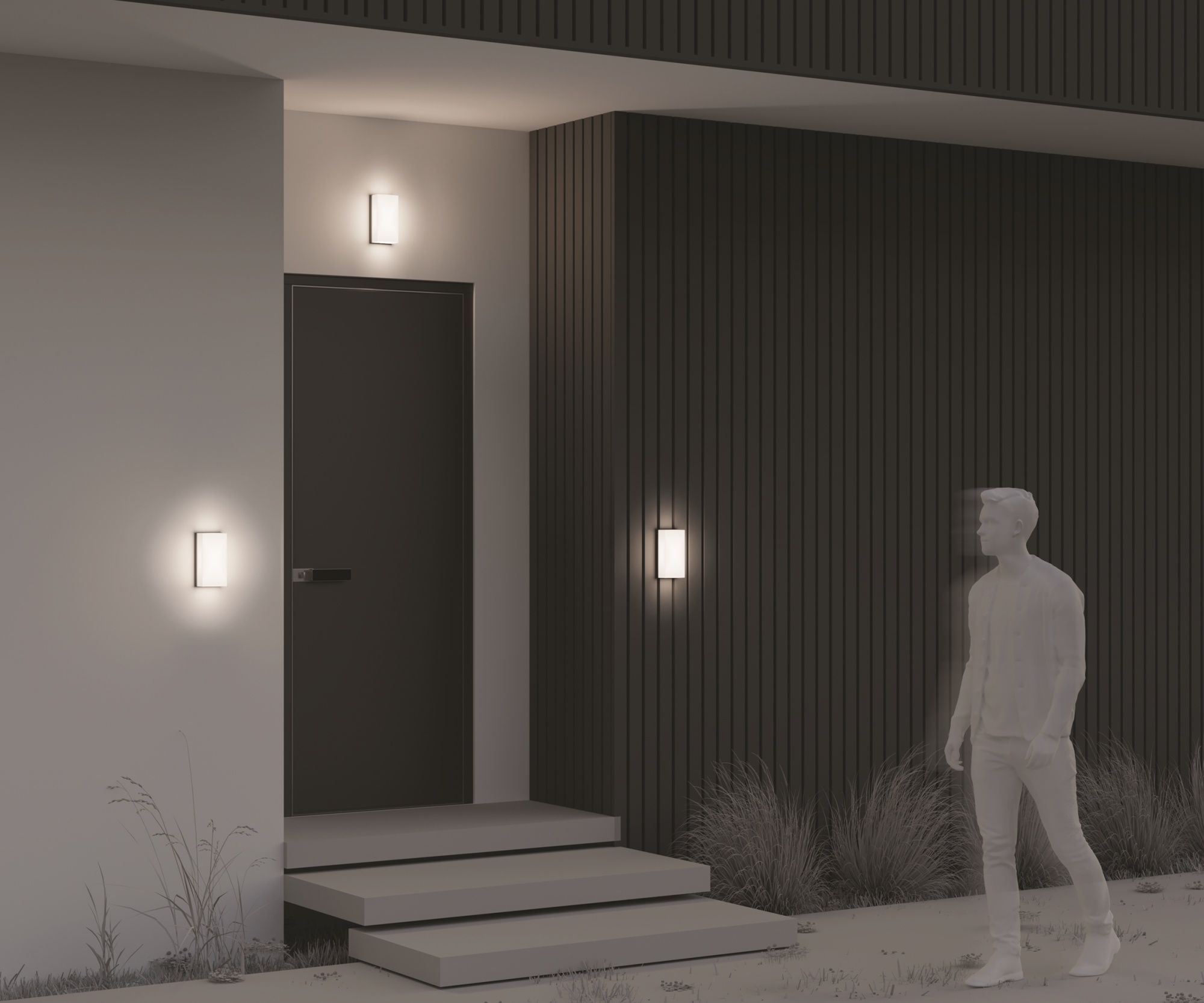 Настенный светильник (бра) Outdoor O454WL-L10GF3K