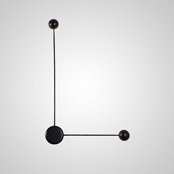 Бра Pin Wall Light C Black by ImperiumLoft