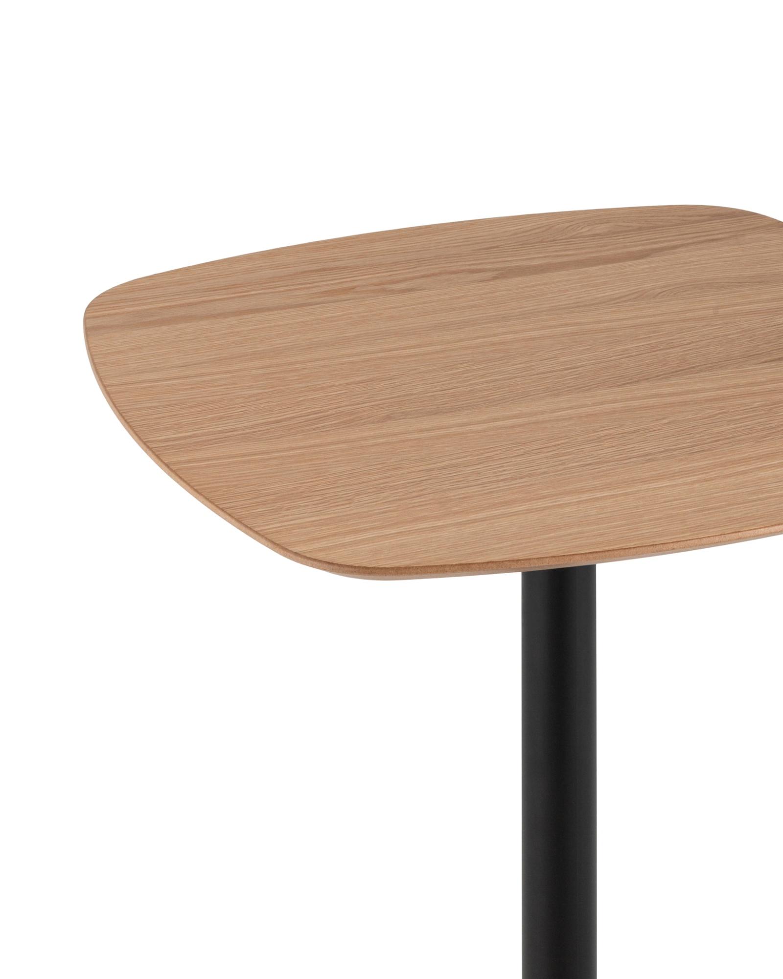 Стол барный Form 60*60 светлое дерево/черный Stool Group Стол барный Form 60*60 светлое дерево/черный Stool Group