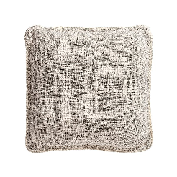 Подушка декоративная Clancy 50x50 кремовая Vical