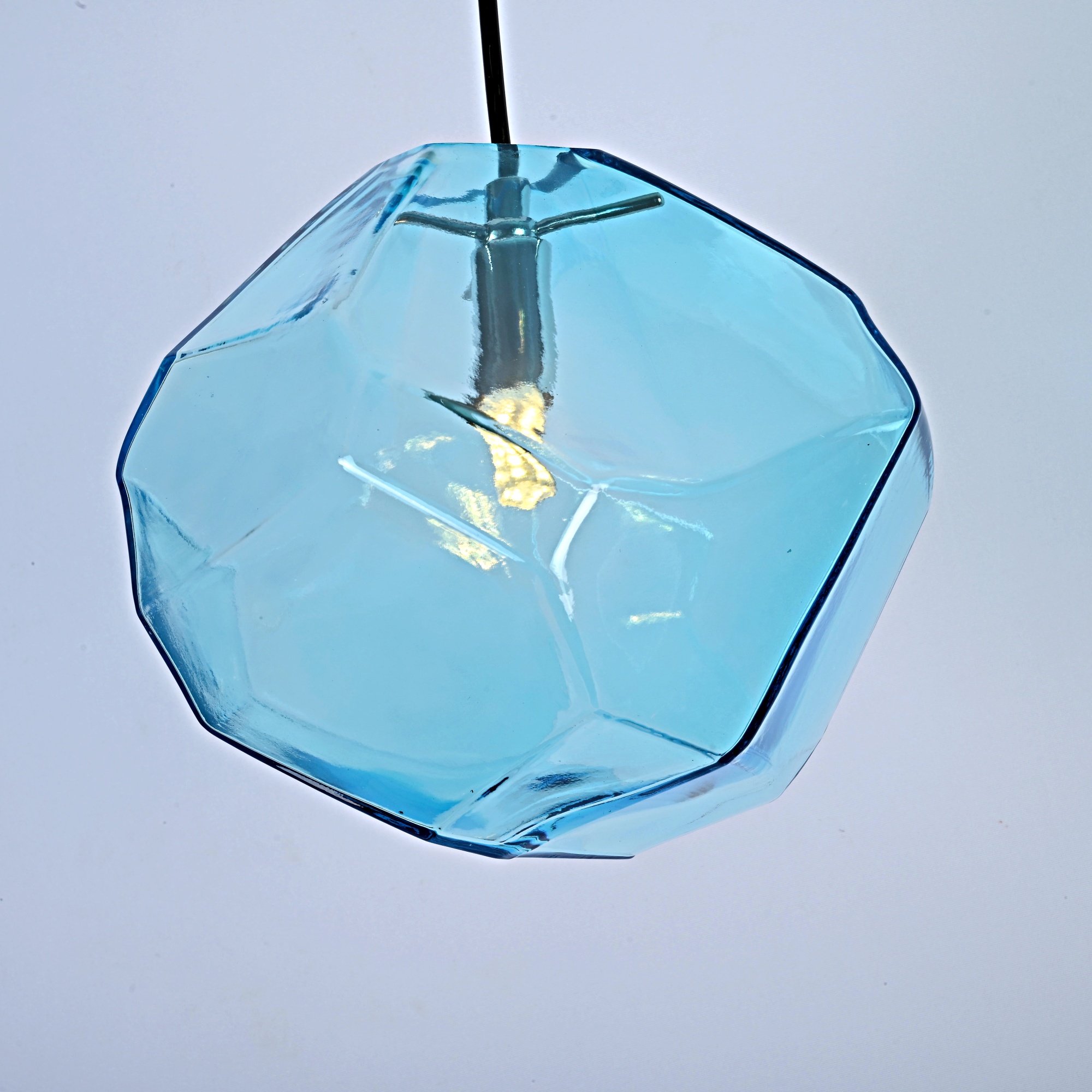 Подвесной Светильник Color Ice Cube Pendant Jevio 1 Голубой By Imperiumloft