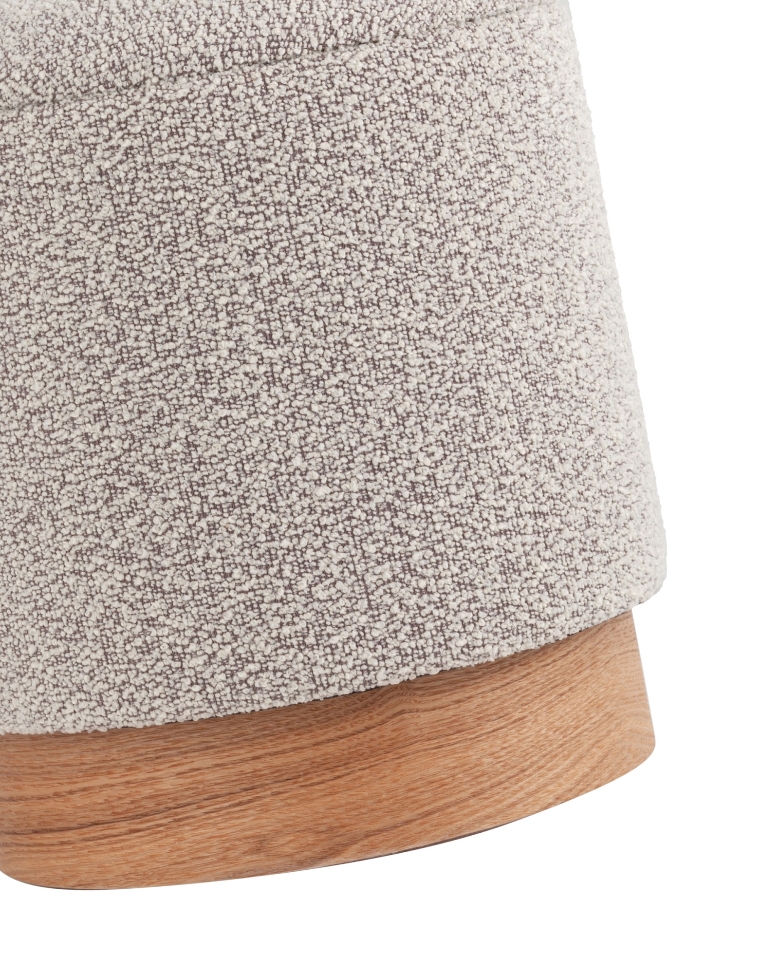 Пуф с ящиком Холли XS букле бежевый Stool Group