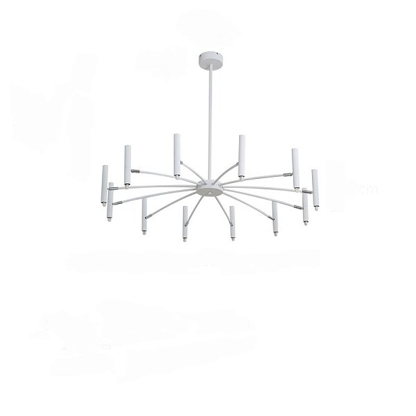 Люстра POP P40 Chandelier 12 lamps D100 Mod.A White by ImperiumLoft
