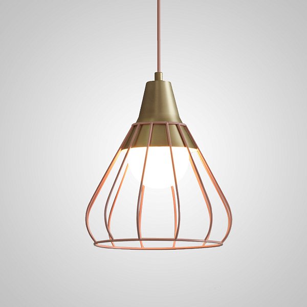 Подвесной светильник GRID4 D23 Pink by ImperiumLoft