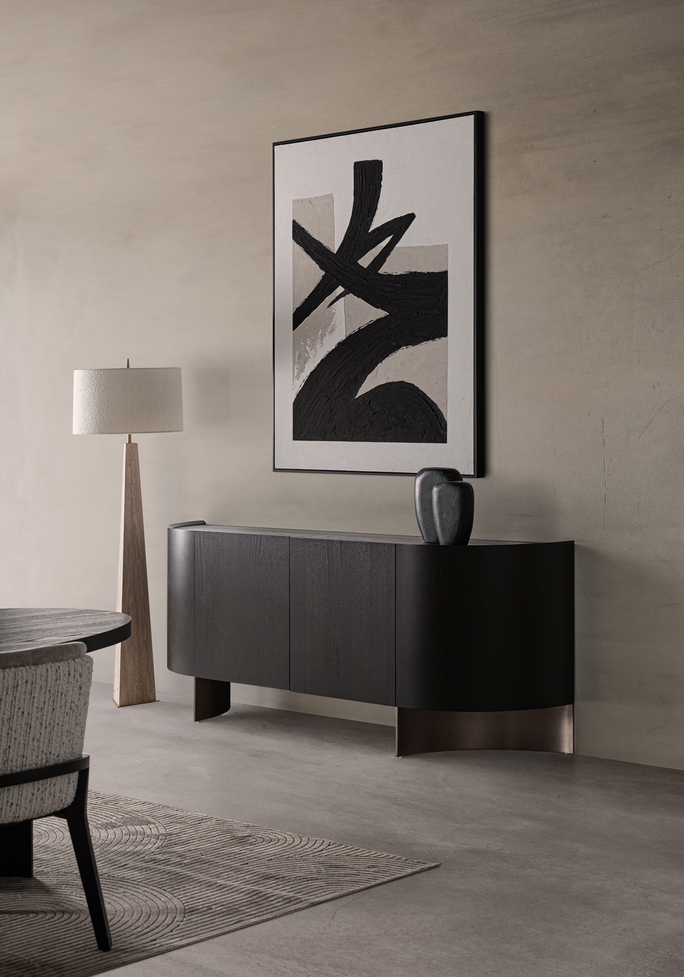 Картина UZIEL черно-белая Vical