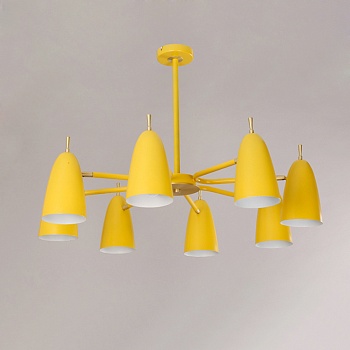 Люстра на штанге PINNACLE D86 Yellow by ImperiumLoft