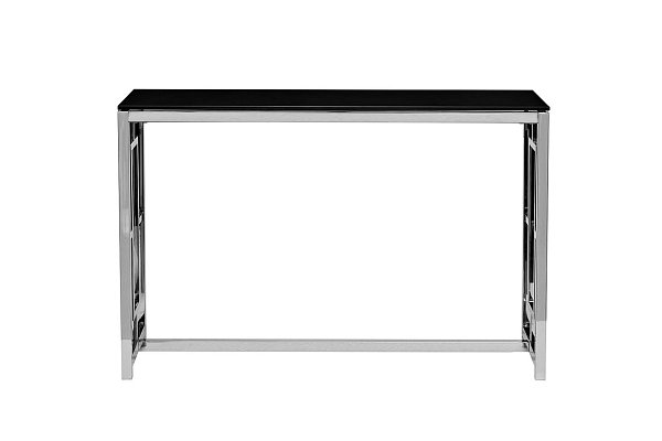 Консоль черное стекло/хром Garda Decor GY-CST2051212
