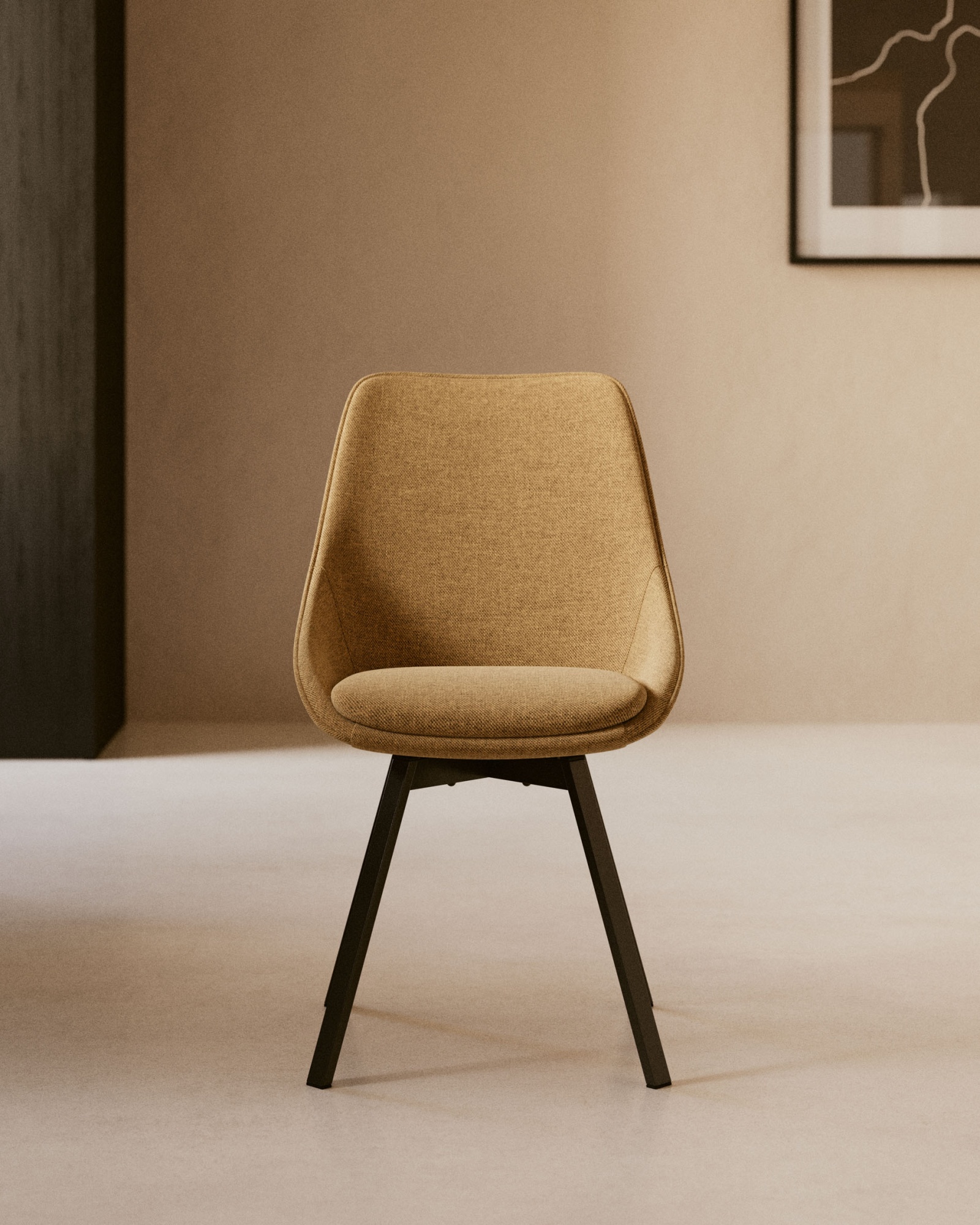 Стул Haston горчичный La Forma (ex Julia Grup)