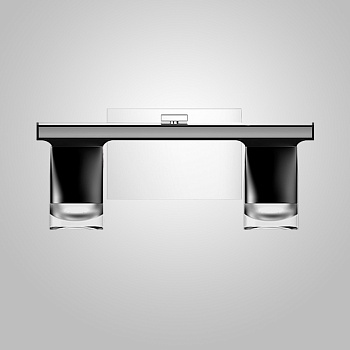 Настенное бра ALERT-WALL L2 Black by ImperiumLoft