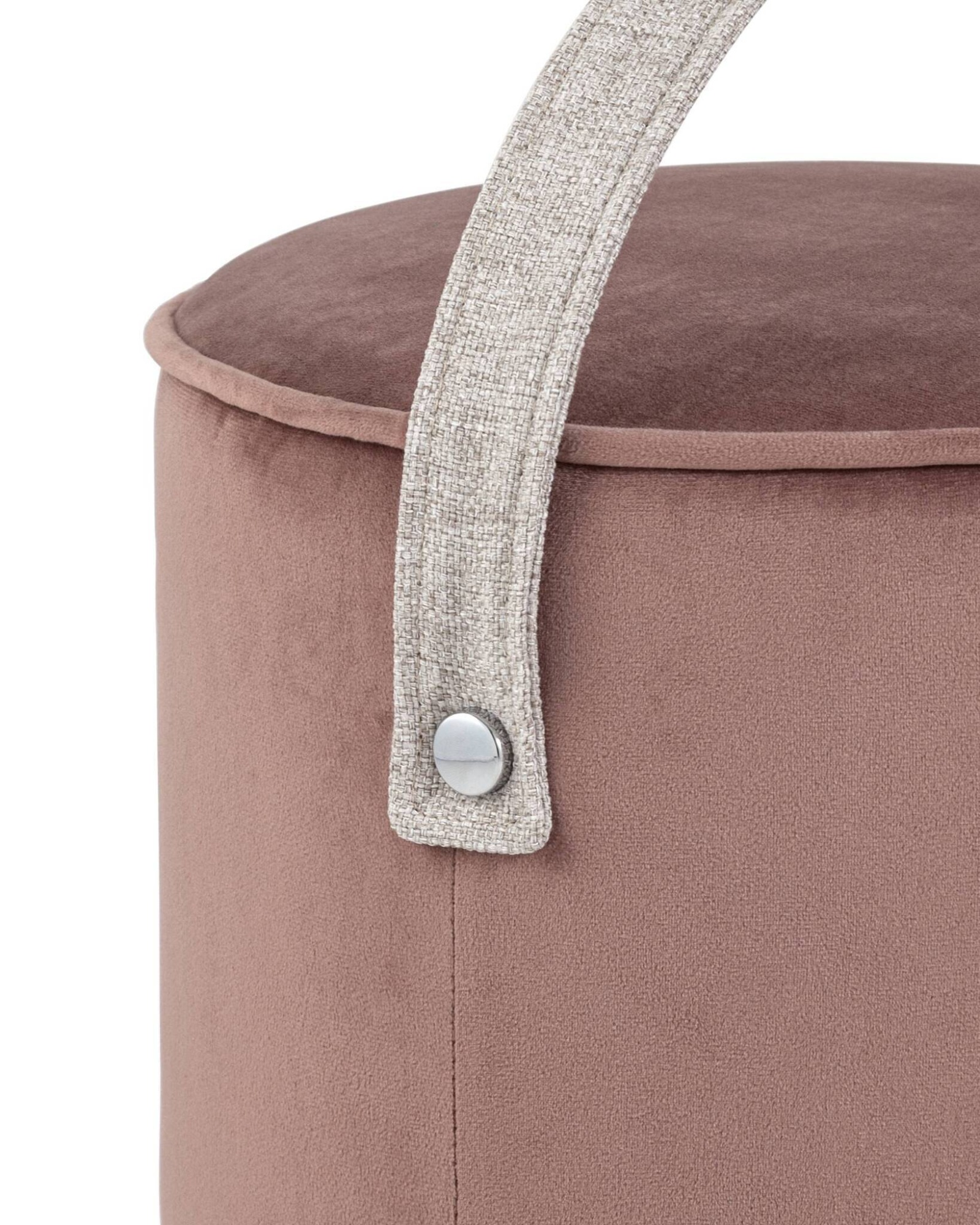 Пуф Джерри велюр пыльно-розовый Stool Group