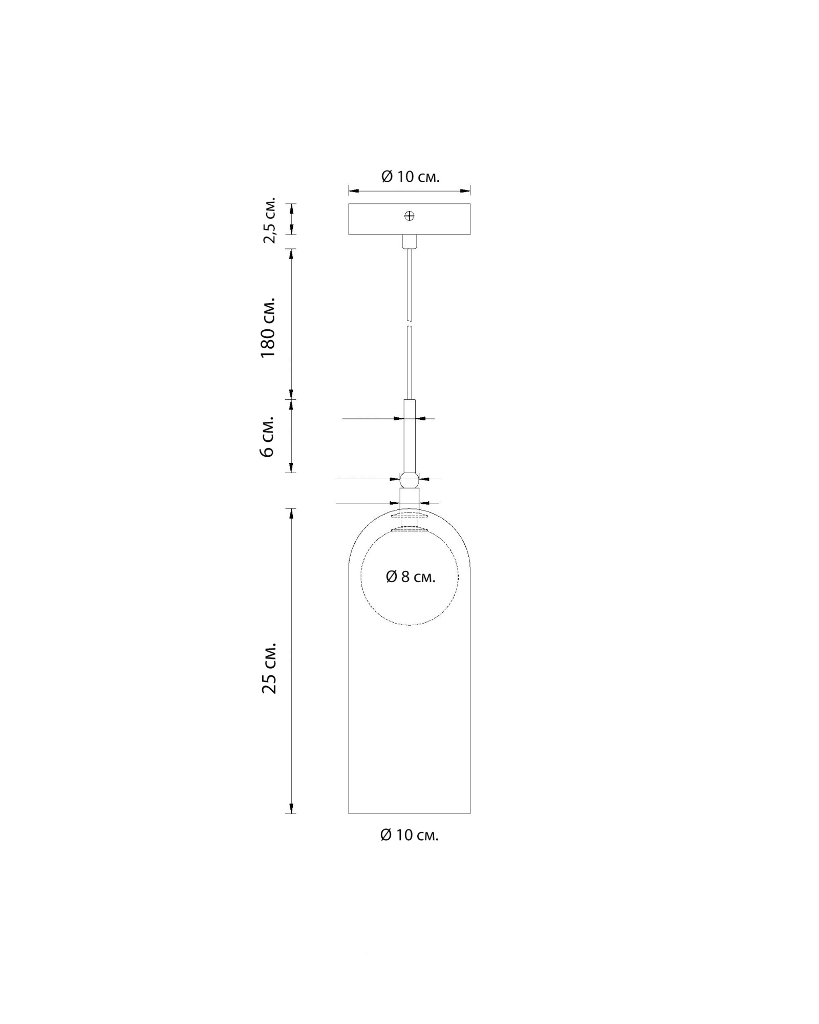 Прозрачный светодиодный подвес Риан Louvre Home LHLPN110723XNP