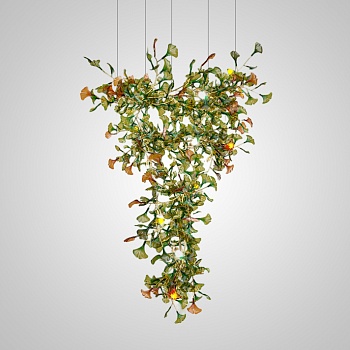 Подвесная люстра ELLING LUX H300 Green by ImperiumLoft