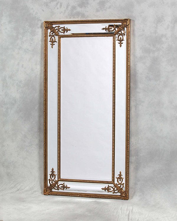 Золотое напольное зеркало Венето Louvre Home LH143G