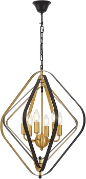 Подвесная люстра Lumina Deco LDP 8005-6 BK+MD