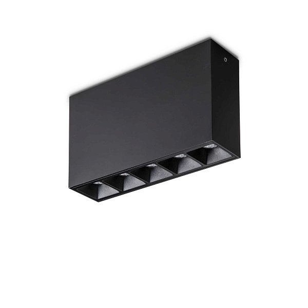 Потолочный светильник Ideal Lux LIKA PL 12W 3000K BK 244884