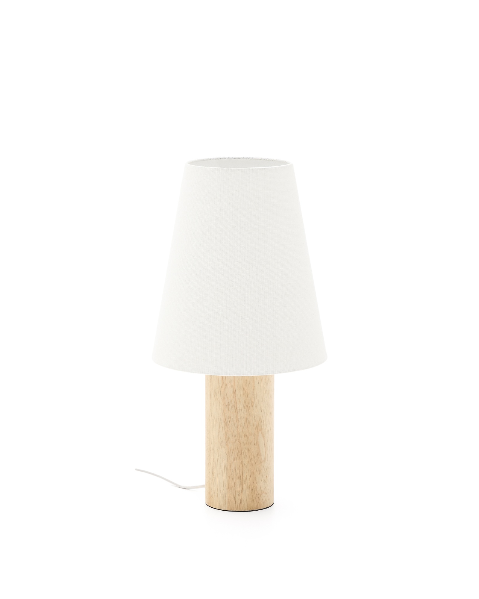 Настольная лампа Marga из массива каучукового дерева с натуральной отделкой La Forma (ex Julia Grup)