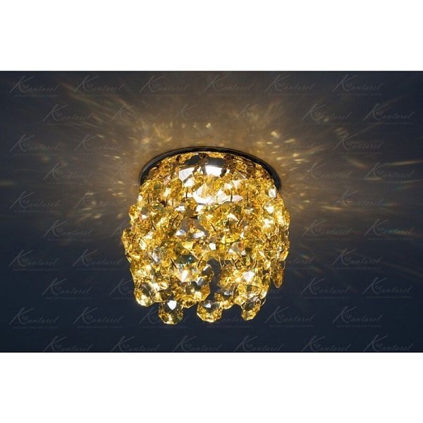Встраиваемый светильник Kantarel Crown CD 025.2.10 lt topaz