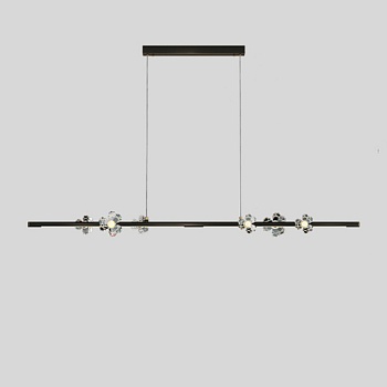 Подвесной светильник CAMILIA LONG L140 Black by ImperiumLoft