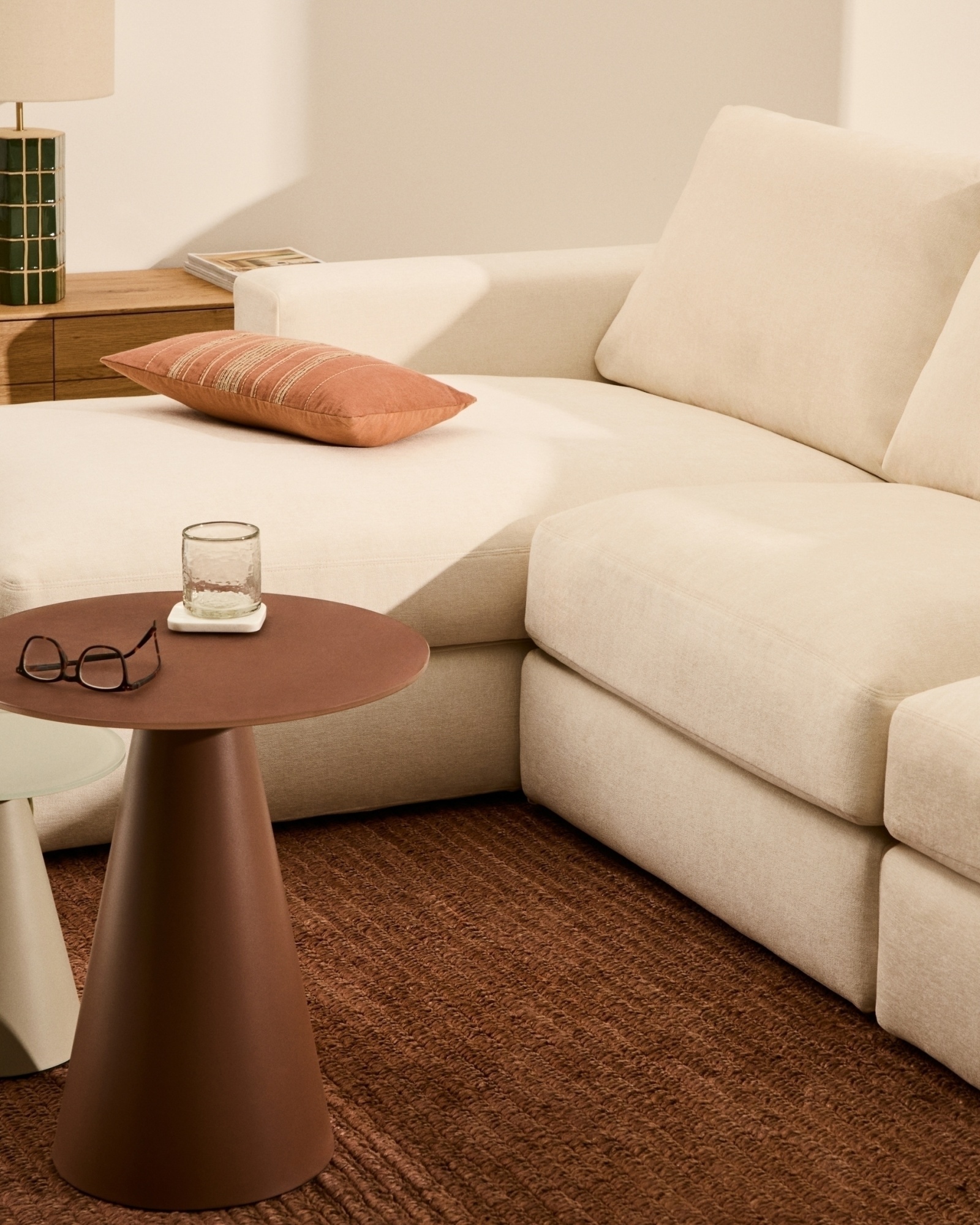 Alea 5-местный модульный диван с левым шезлонгом и съемным чехлом 340 см La Forma (ex Julia Grup)