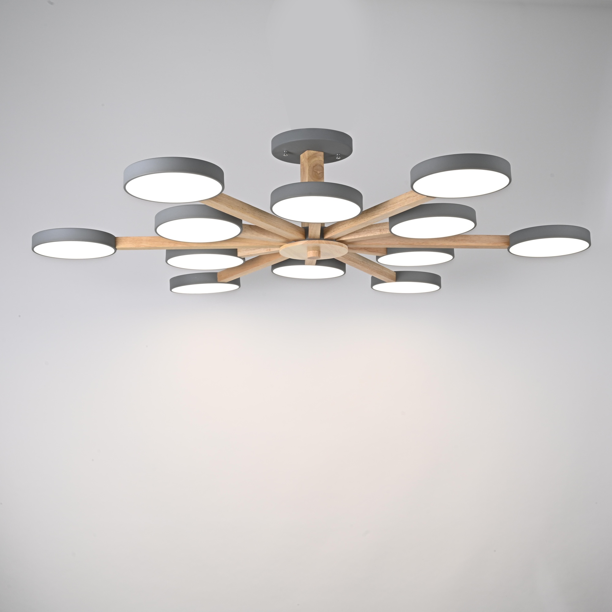 Потолочный светильник TURNA L12 Grey by ImperiumLoft