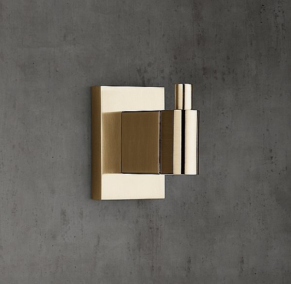 Крючок Restoration Hardware Modern Aged Brass
