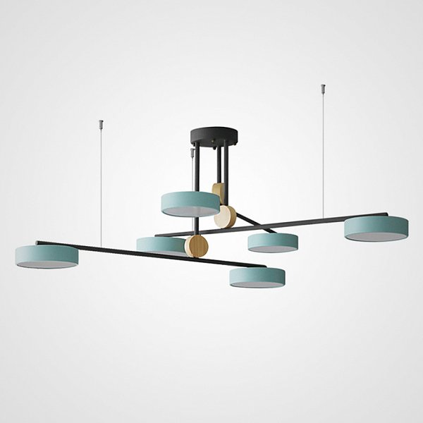 Люстра на штанге TECHNUM COLOR LED Blue by ImperiumLoft