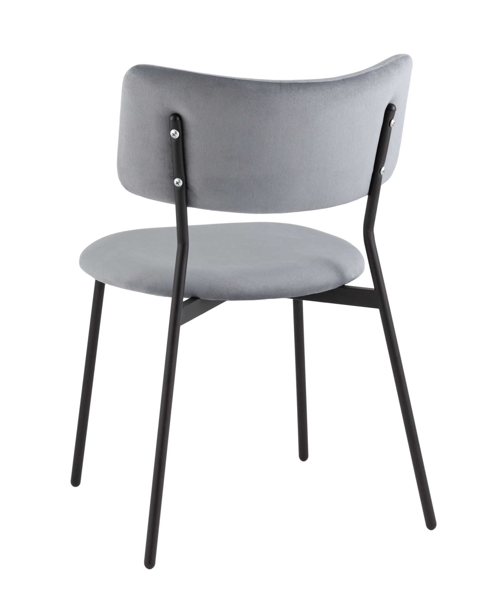 Стул Амелия велюр серо-голубой Stool Group