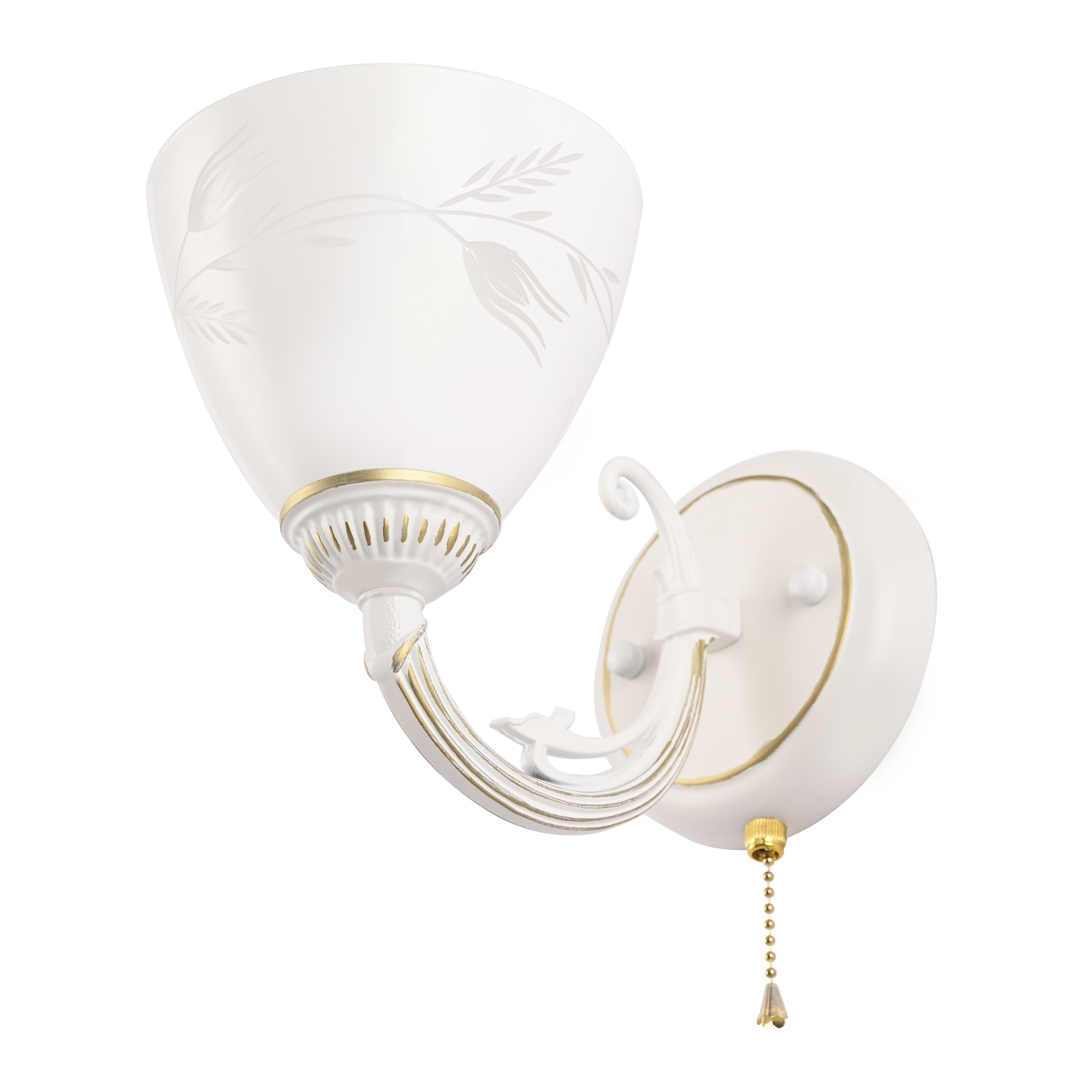 Бра с плафонами 343659/1W WT+G Arte Milano