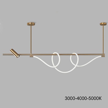 Потолочный светильник DEMAS L180 Трехцветный свет by ImperiumLoft