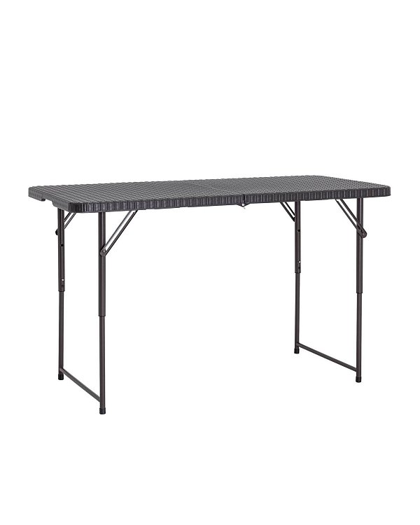 Стол складной чемодан пластиковый Кейт 120 коричневый Stool Group