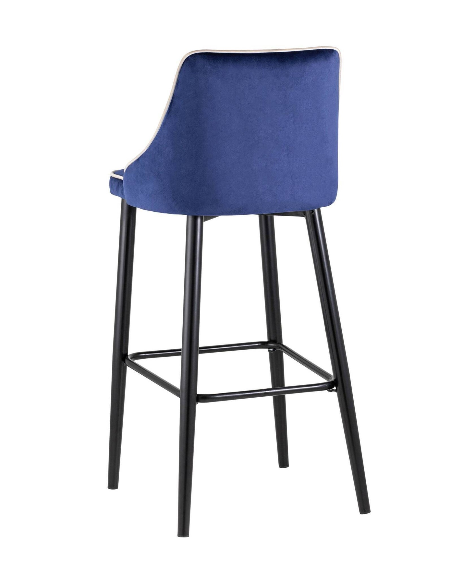 Стул барный Коби велюр синий Stool Group