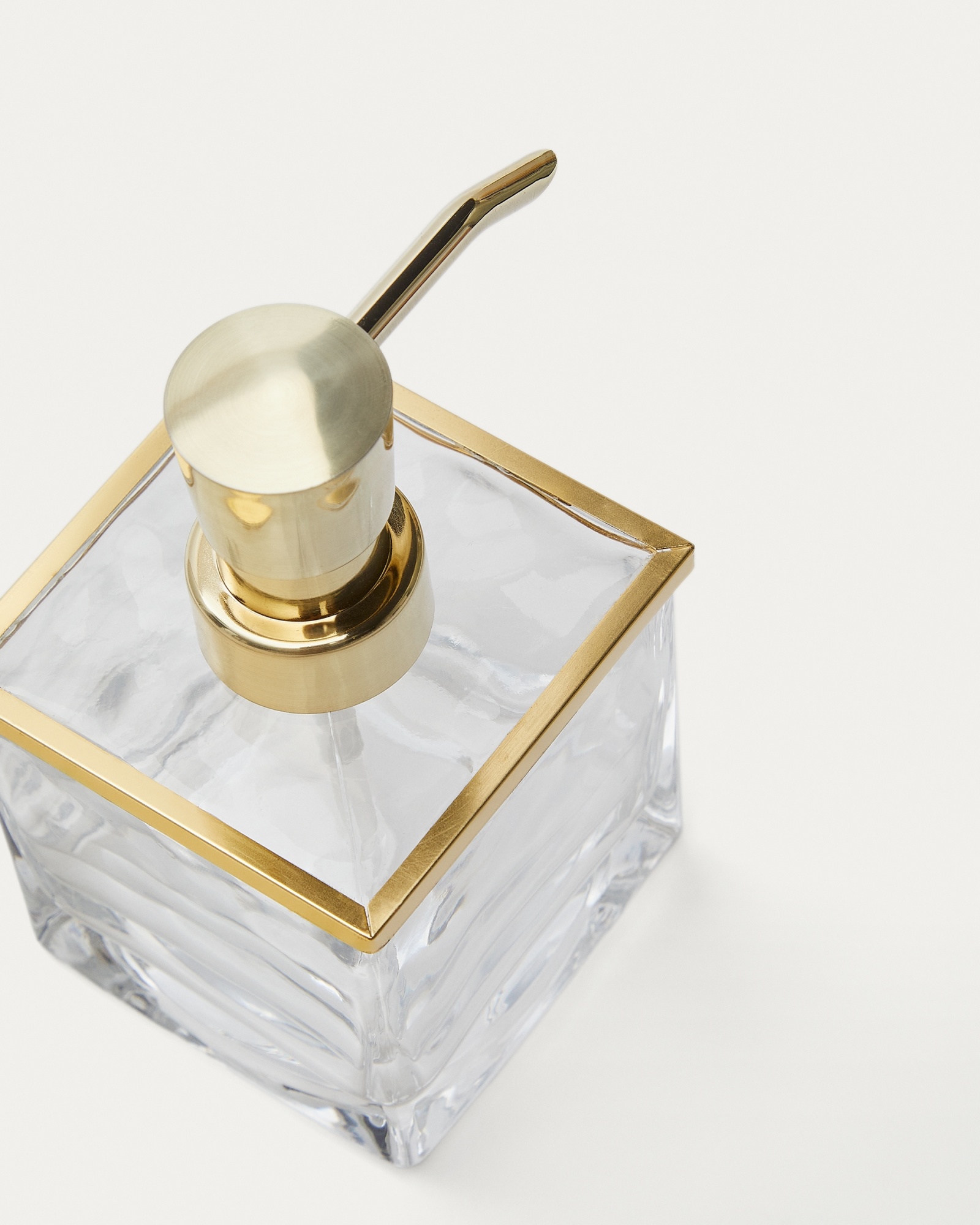 Soanet Дозатор для мыла из стекла и металла золотистый La Forma (ex Julia Grup)