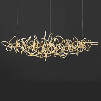 Подвесной светильник COUNTESS L135 Gold by ImperiumLoft