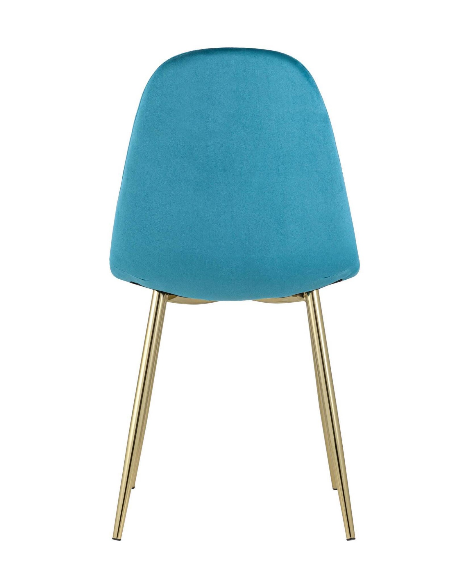 Стул Валенсия велюр аквамарин золотые ножки Stool Group