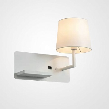 Настенный светильник VILLA Right White by ImperiumLoft