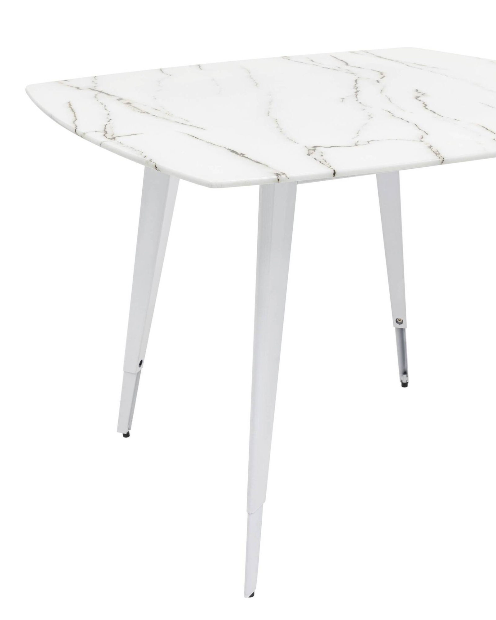 Стол обеденный Ричмонд 100*100 белый стеклянный Stool Group