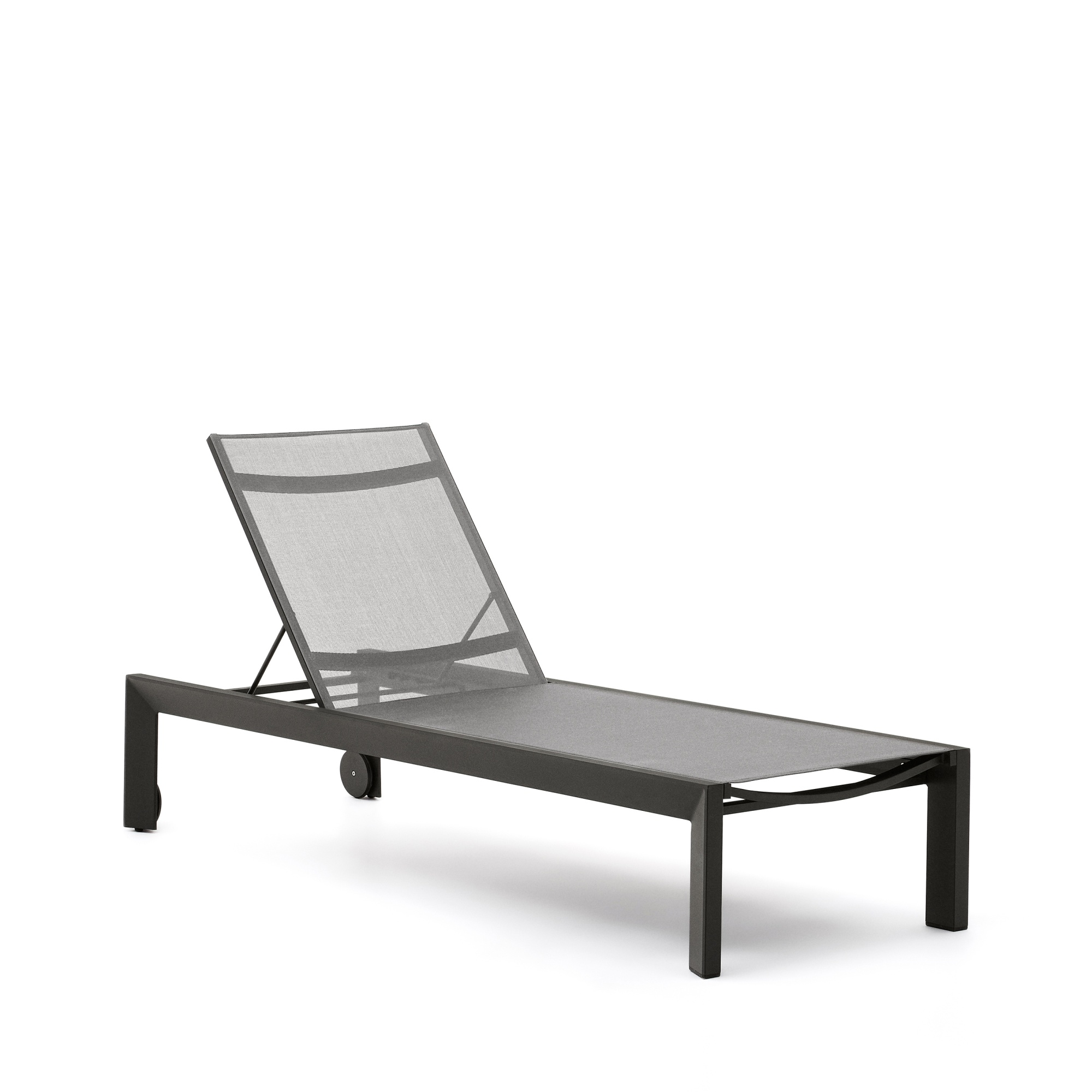 Canutells Алюминиевый шезлонг с черной отделкой La Forma (ex Julia Grup)
