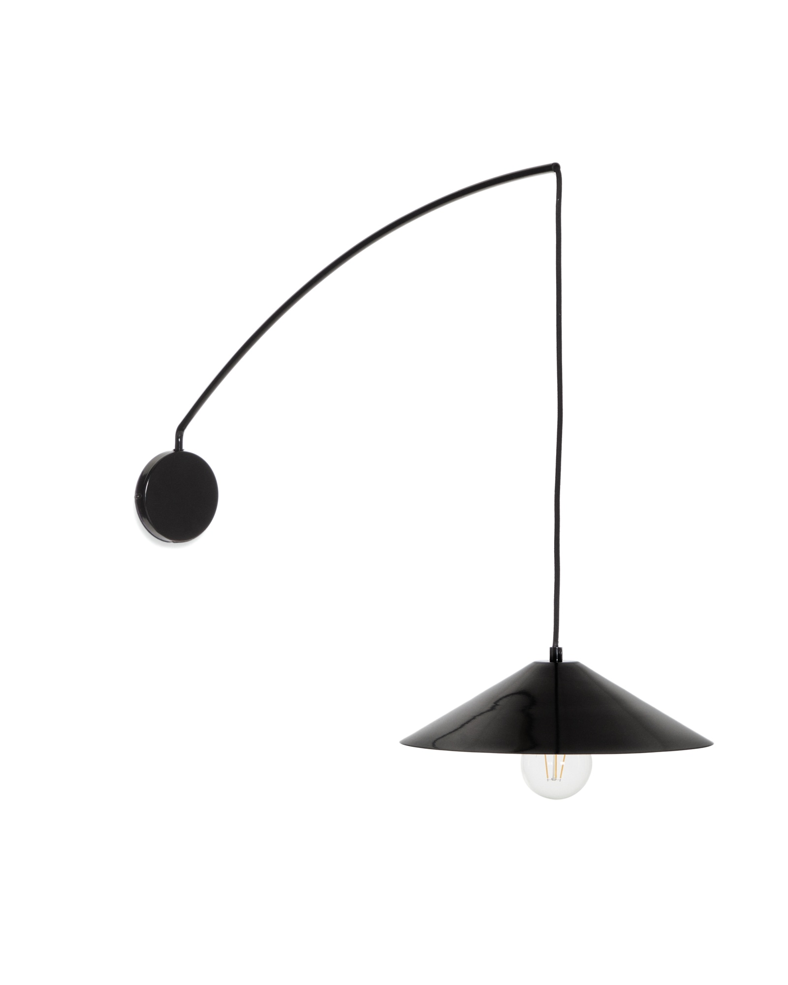 Настенный светильник Kally с покрытием черного цвета La Forma (ex Julia Grup)