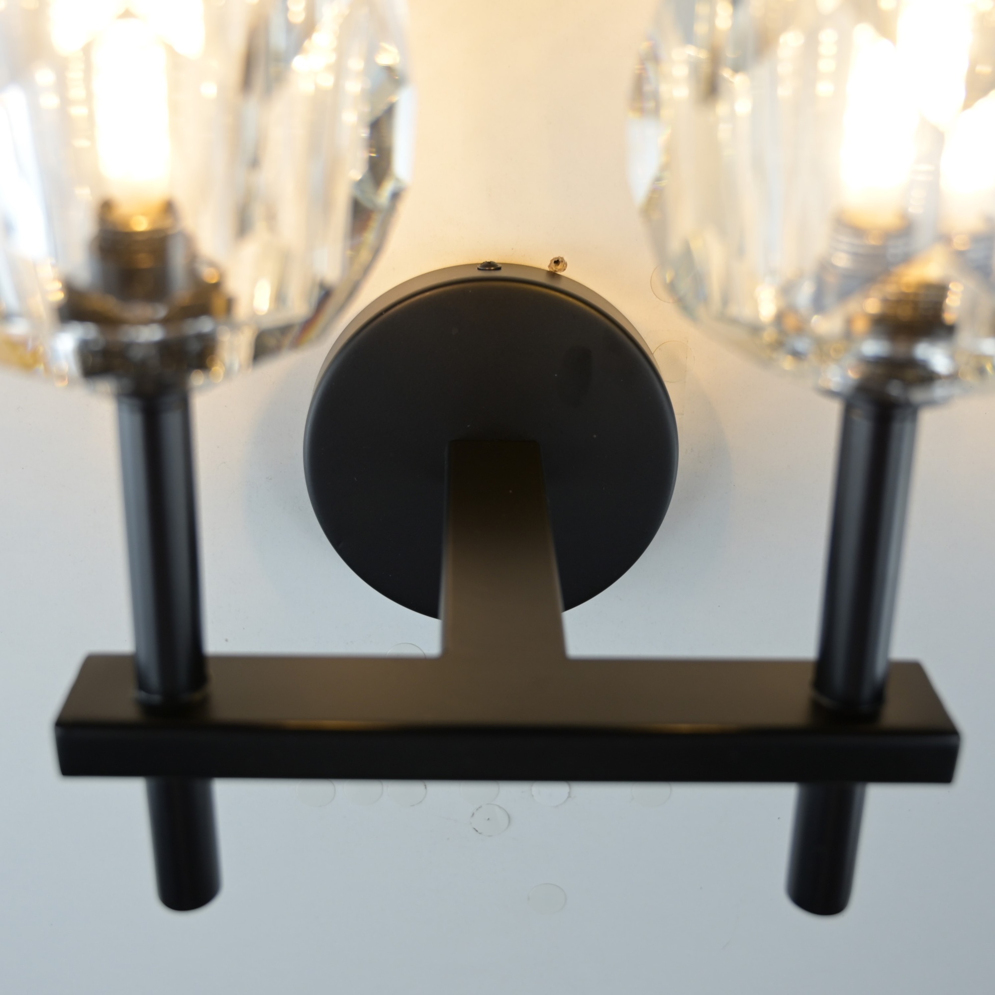 Бра Rh Boule De Cristal Double Sconce Brass Черный By Imperiumloft