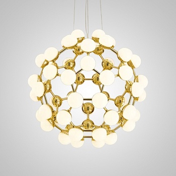 Подвесная люстра MESH D75 Gold by ImperiumLoft