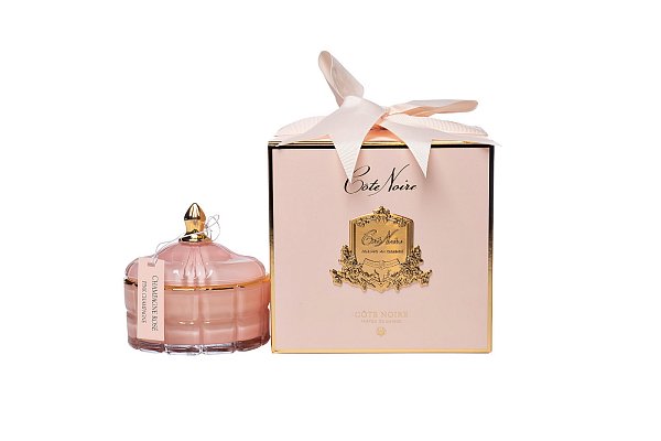 Свеча ароматическая Pink Champagne в вазе Garda Decor 96CN4502